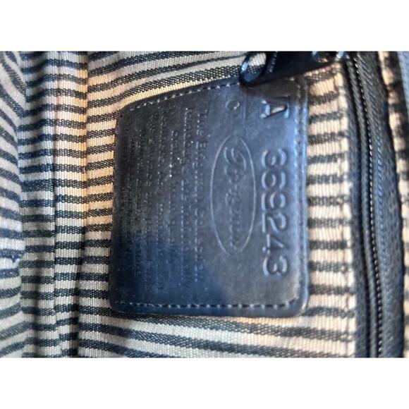 Brighton Women's Cream Blue Genuine Leather Sheila Shoulder Bag - Picture 8 of 8